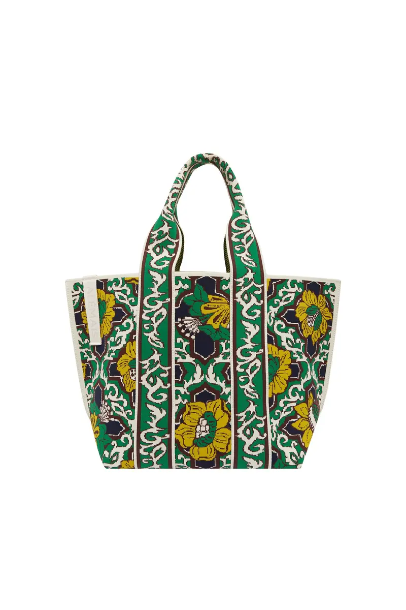 Liana Jacquard Maxi Tote 1