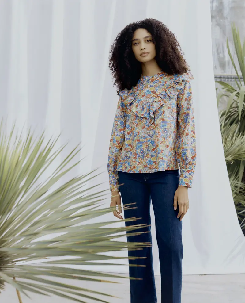 Liberty Sewing Patterns Rosanna Ruffle Top 1