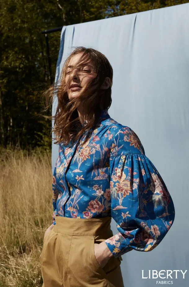 Liberty Sewing Patterns Thea Boho Sleeve Shirt 1