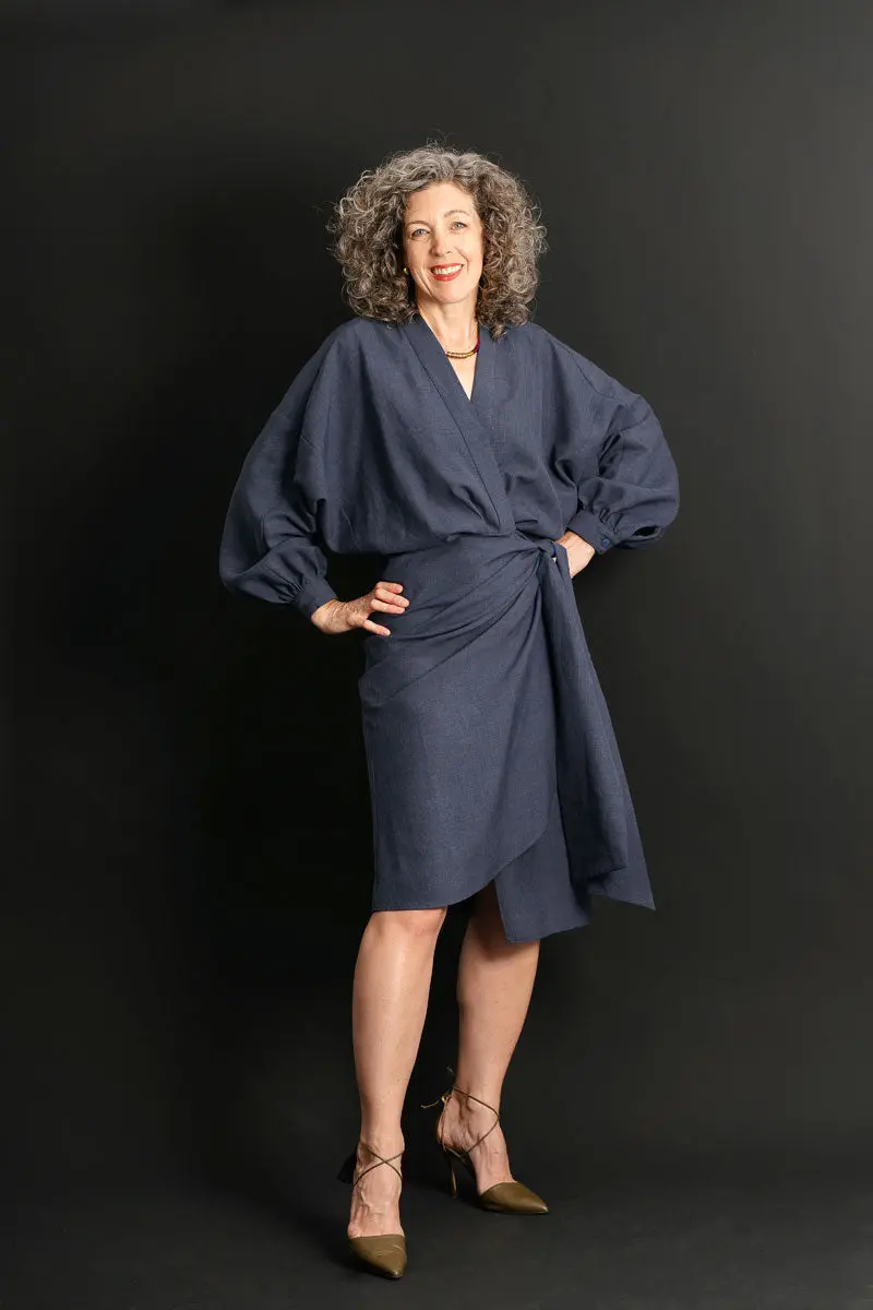 Liesl + Co Copenhagen Wrap Dress 2