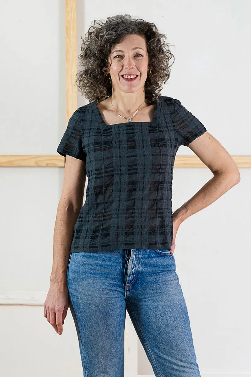 Liesl + Co Laureles Square-Neck Top And Dress 1