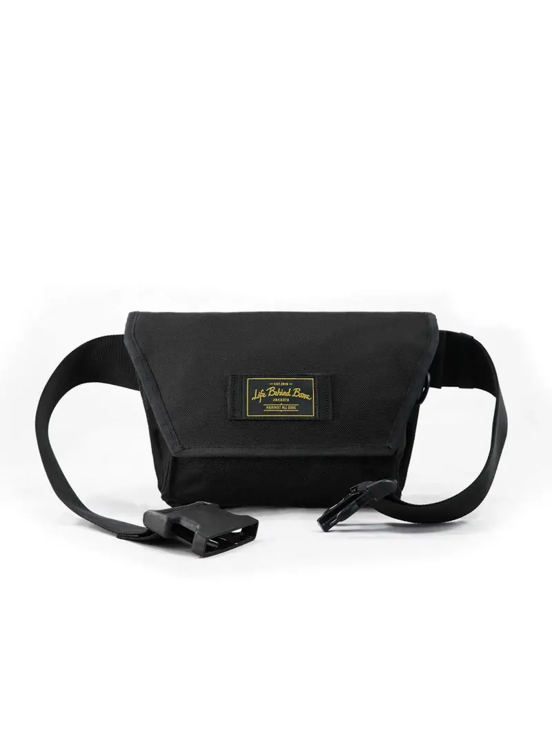 Life Behind Bars The Musette Hip Pouch Black 1