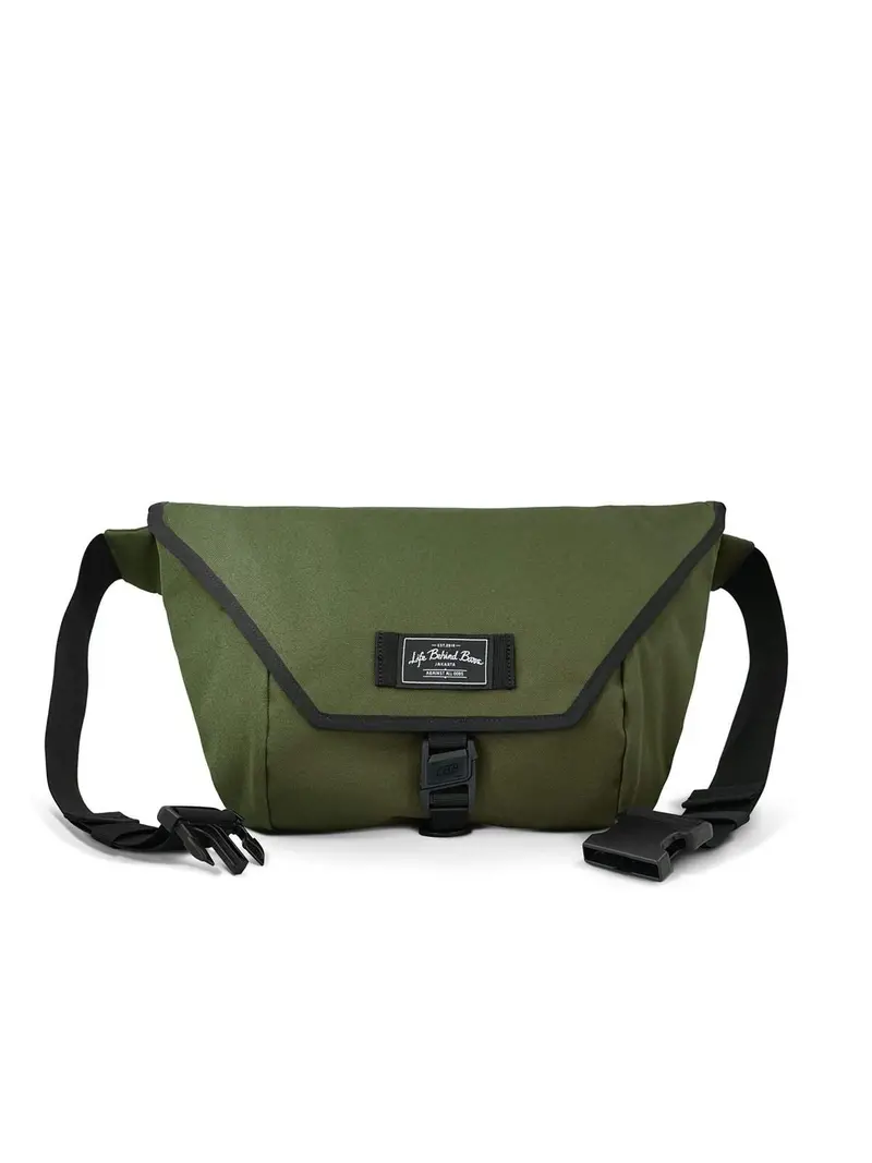 Life Behind Bars The Slingshot 9L Sling Bag Olive 1