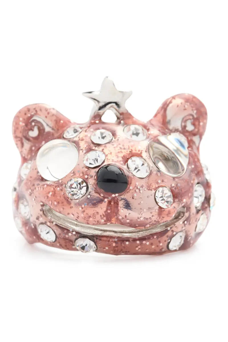 Light Pink Freckles Princess Bear Ring 1