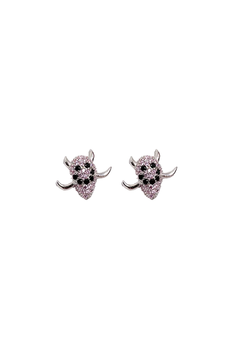 Light Rose Spike Monster Studs 1