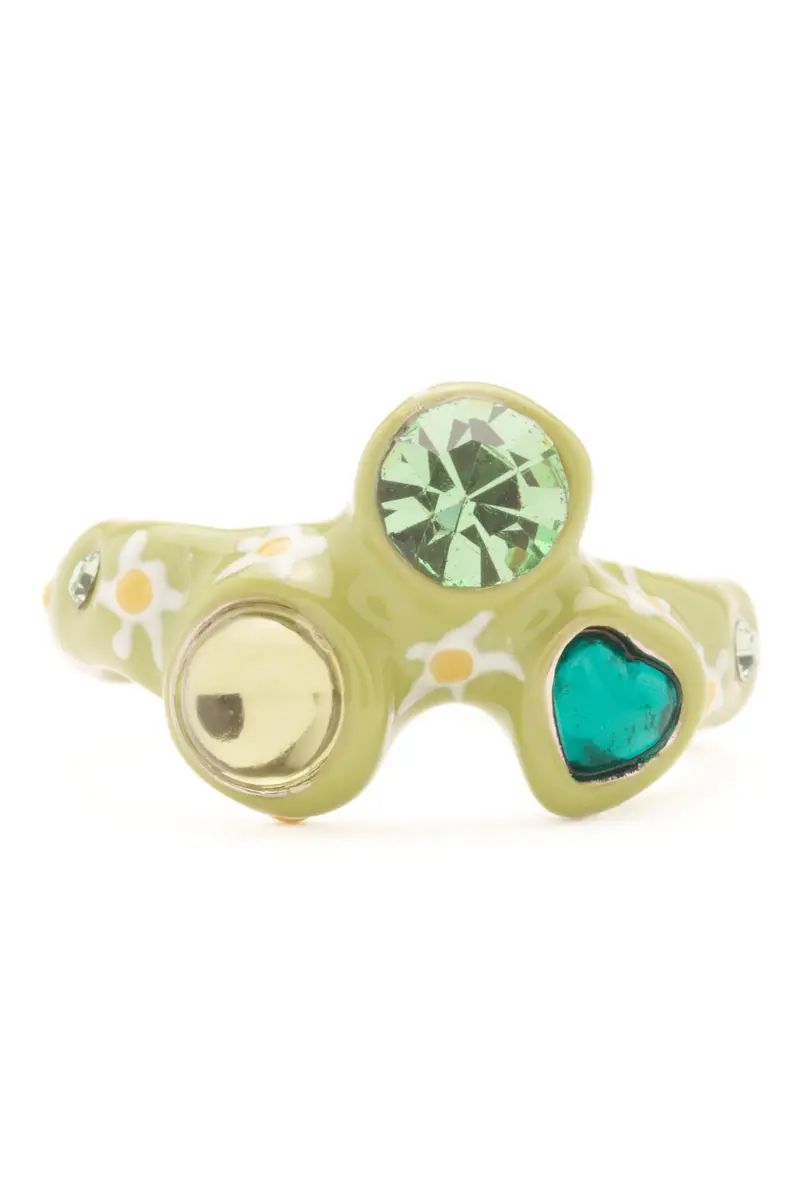 Lime Flowers Florence Ring 1