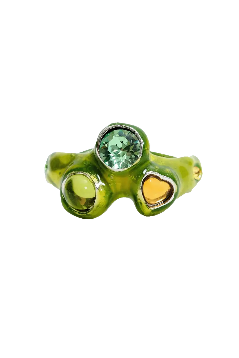 Lime Multi Florence Ring 1