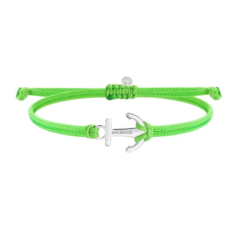 Lime Neon Anchor Bracelet 1
