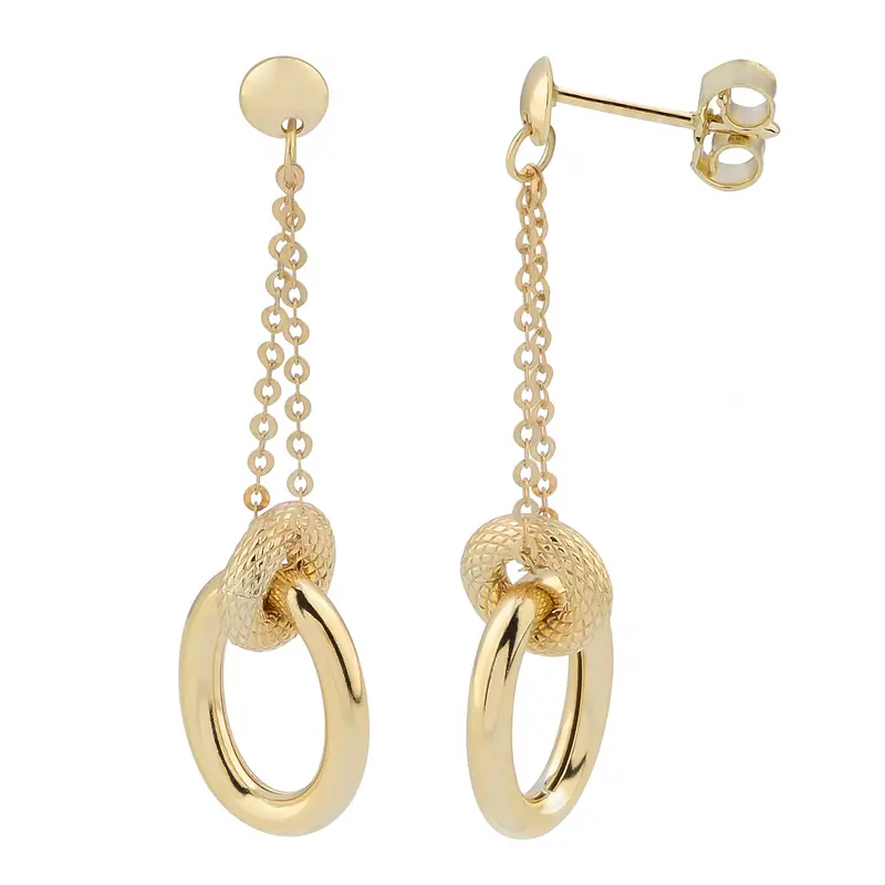Linked Harmony Drop Earrings 1