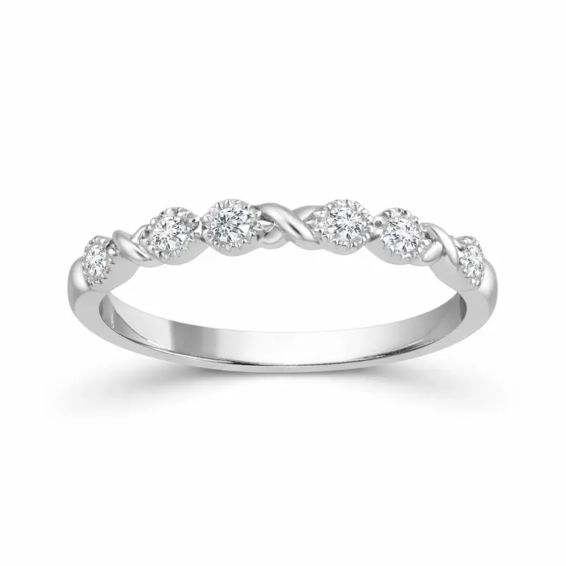 Linked Xo Diamond Band 1