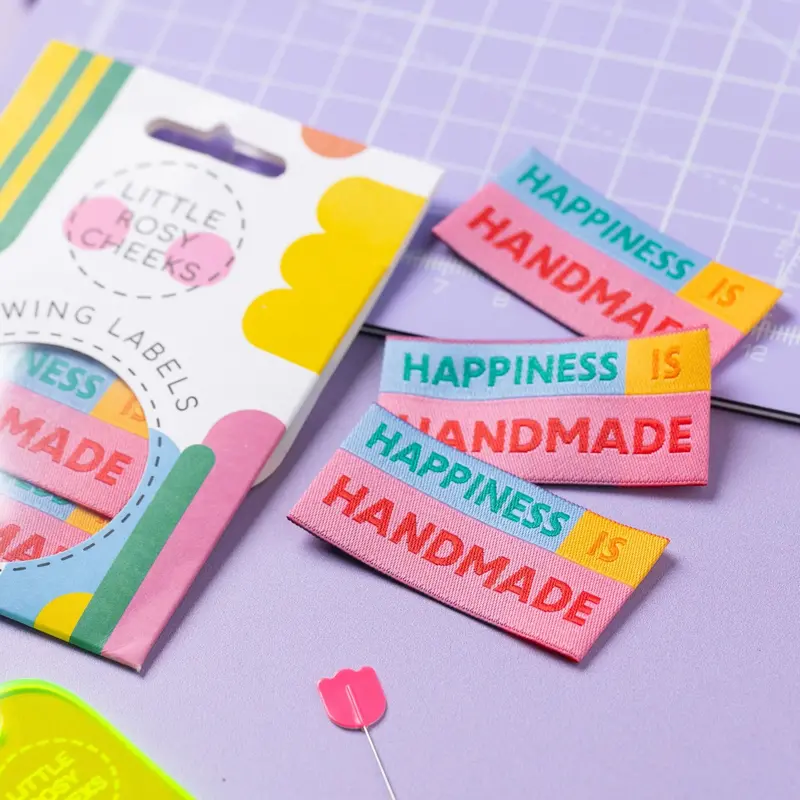 Little Rosy Cheeks 'Happiness Is Handmade' Labels 1