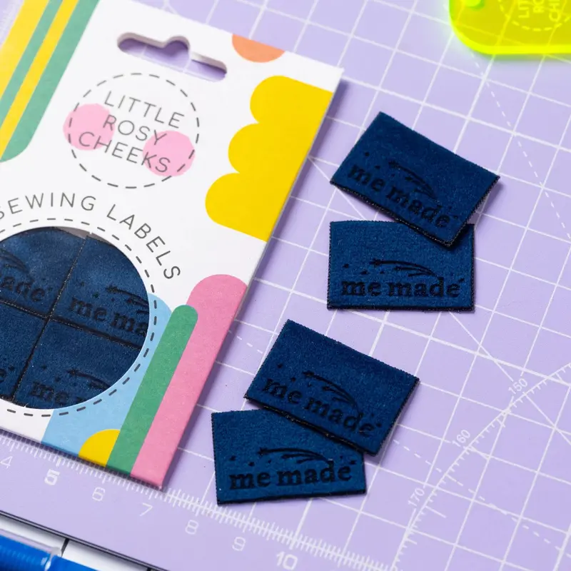 Little Rosy Cheeks 'Me Made Star Blue Velvet' Labels 1