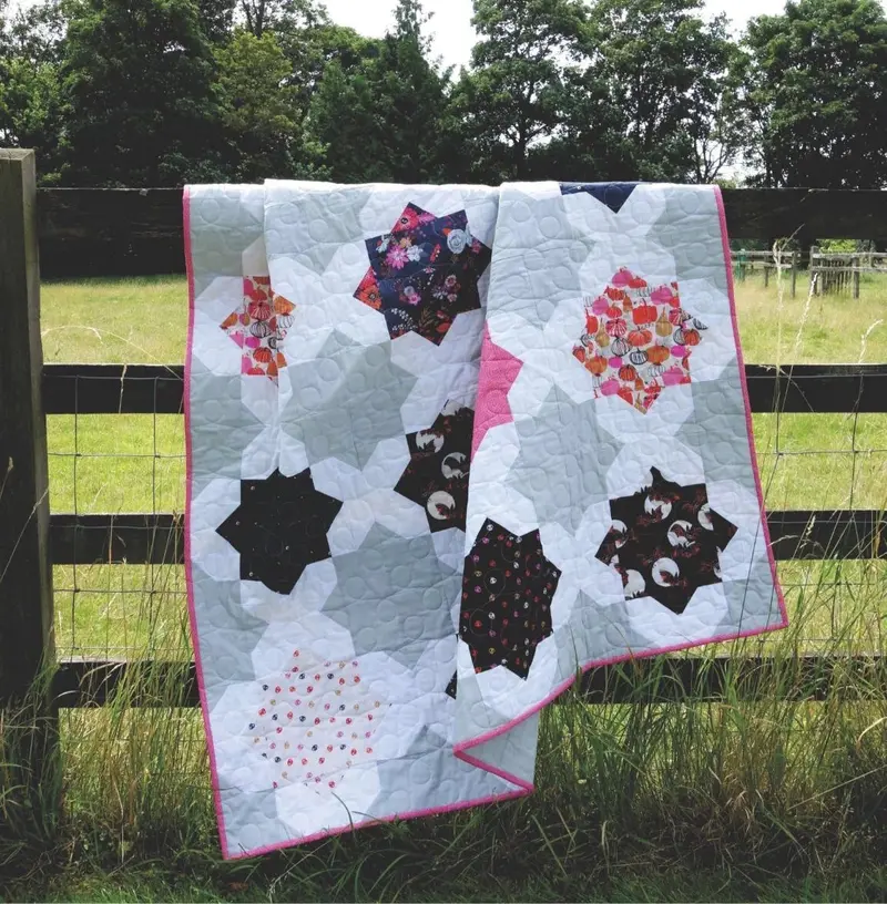 Lou Orth Designs Suncatcher Stars Quilt Pdf 1