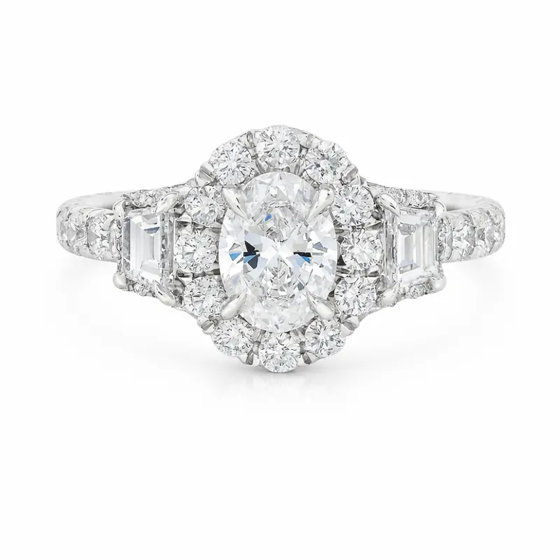 Love Story® Ever Luminous Oval Diamond Engagement Ring 1