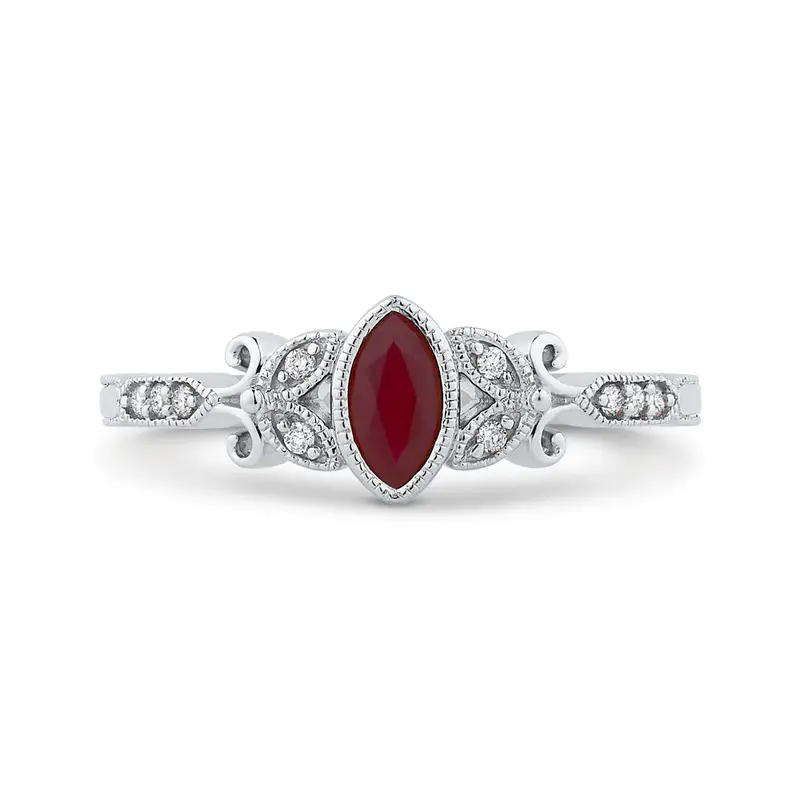 Lover’S Ember Ruby Ring 1