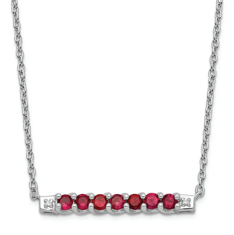 Lover's Horizon Ruby Necklace 1
