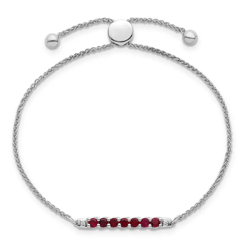 Love’S Horizon Ruby Bolo Bracelet 1