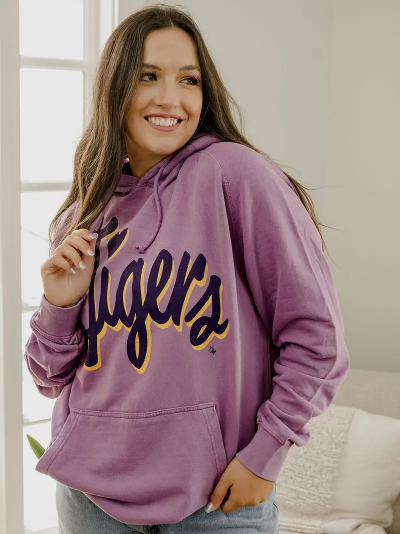 Lsu Tigers Barbie Orchid Hoodie 1