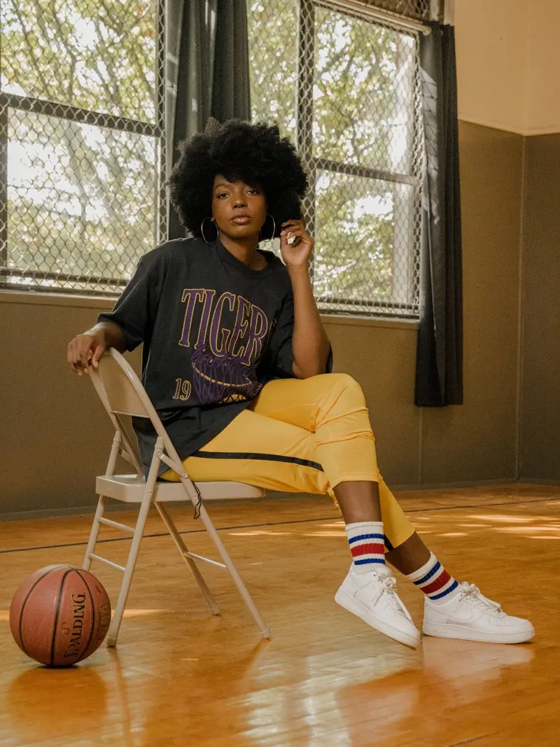 Lsu Tigers Big Basketball Smoke One Size Tee 1
