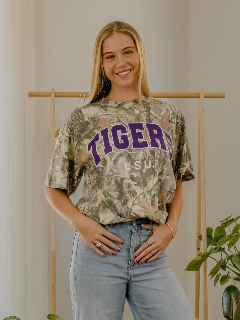 Lsu Tigers Filled Gault Camouflage Tee 1