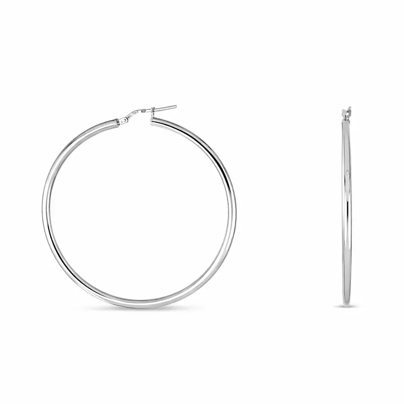 Luminous Loop Hoop Earrings 1