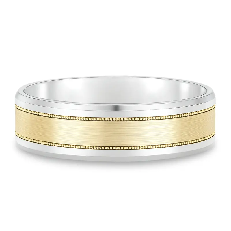 M Fit® Goldline Milgrain Band 1