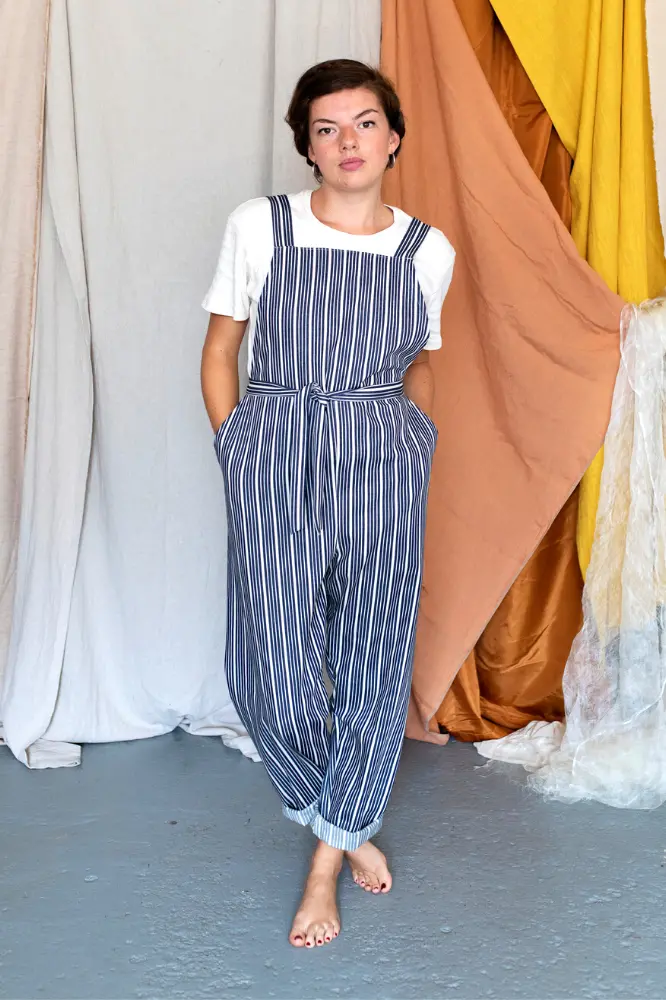Made My Wardrobe Greta Dungarees - Printed Copy Shop (+£7.00) 1