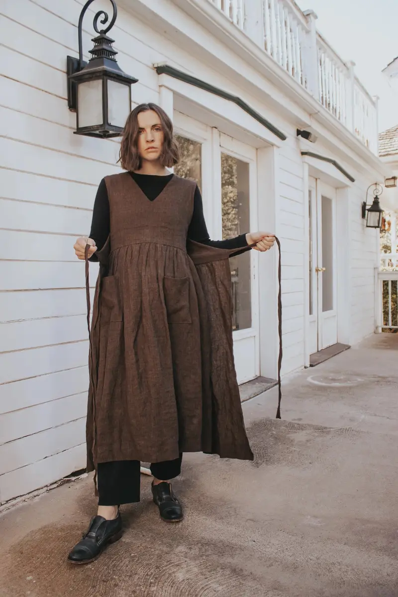 Madswick Ginkgo Pinafore 2
