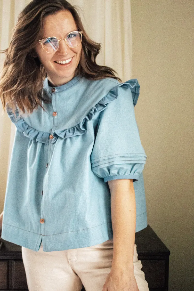 Madswick Raida Blouse - Printed Copy Shop (+£7.00) 1