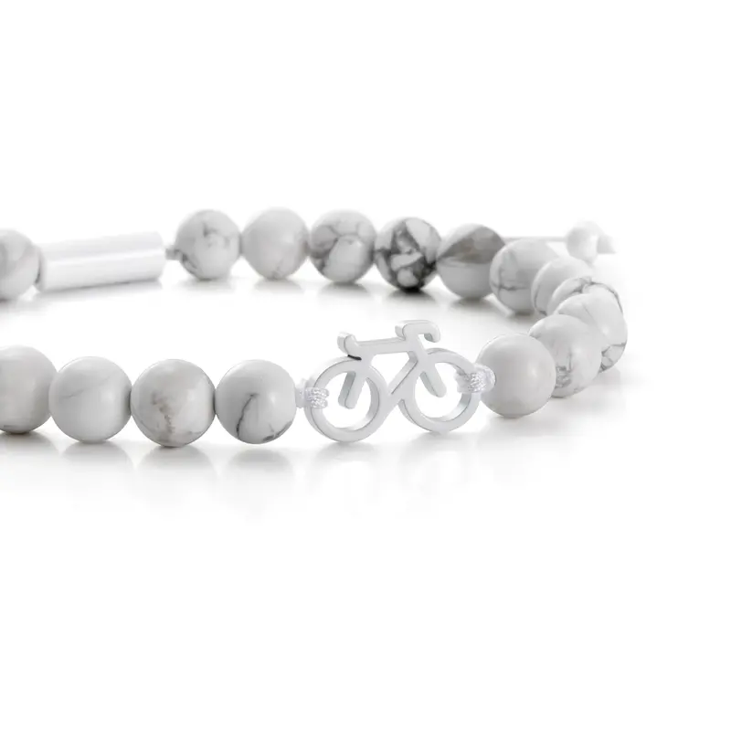 Marble Bike Beaded Bracelet 1