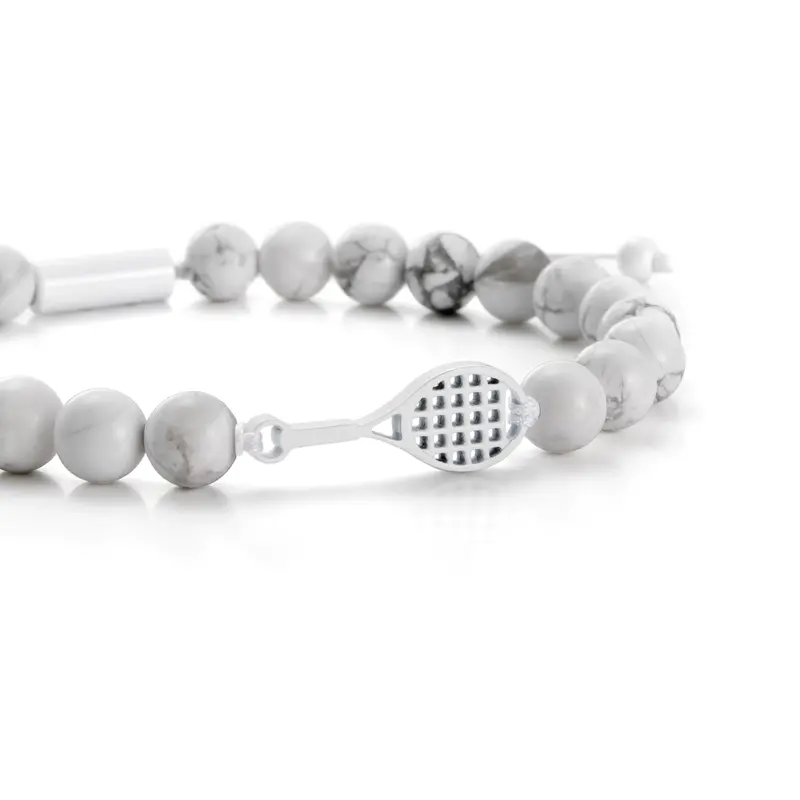 Marble Tennis Beaded Bracelet 1