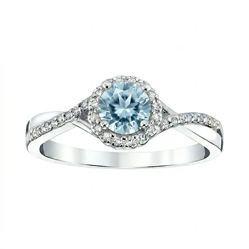 March Frost Aquamarine Ring 1