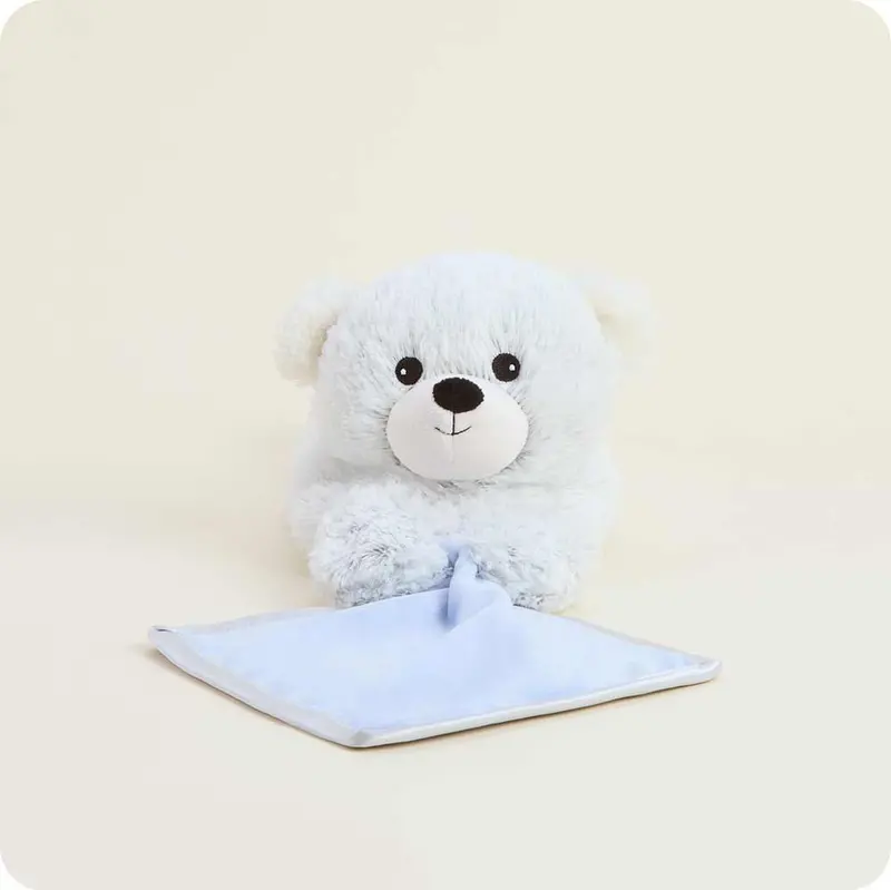Marshmallow Bear Blankie Warmies 1
