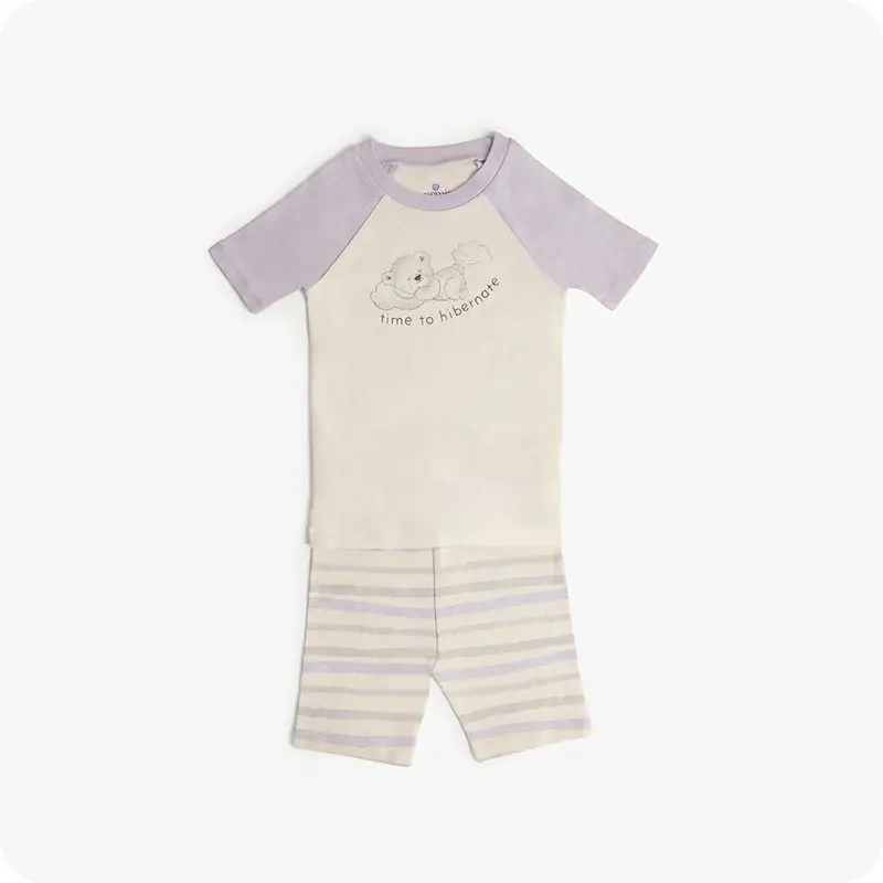 Marshmallow Bear Shorties Pajamas 1