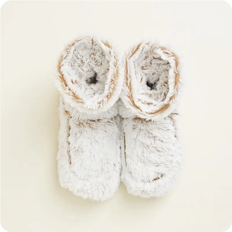 Marshmallow Brown Boots Warmies® 1