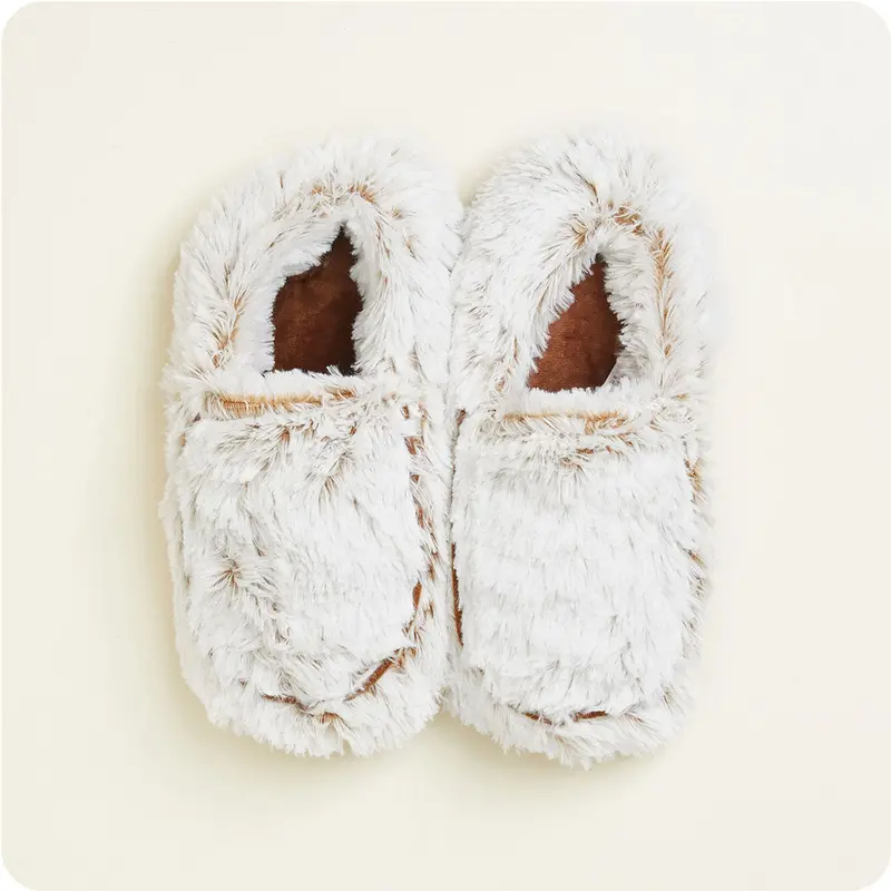 Marshmallow Brown Slippers Warmies® 1