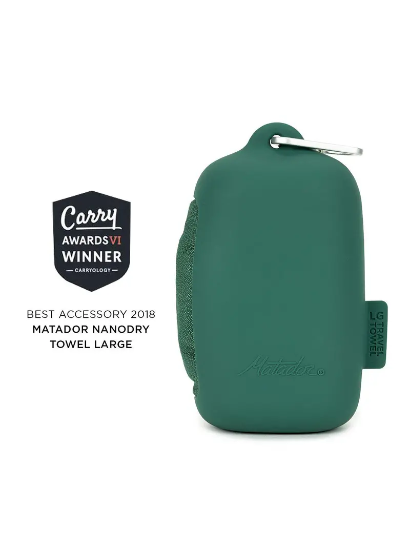 Matador Nanodry Shower Towel Large Forest Green 1