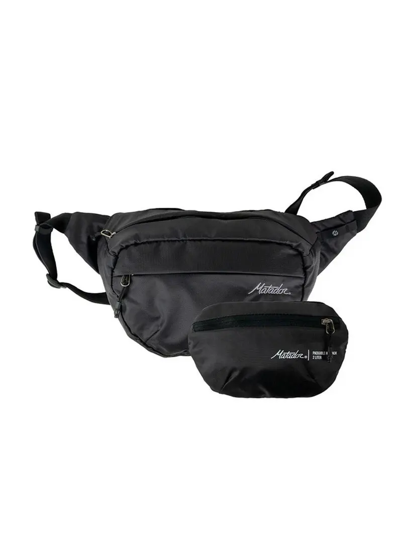 Matador On-Grid™ Packable Hip Pack 2L Black 1