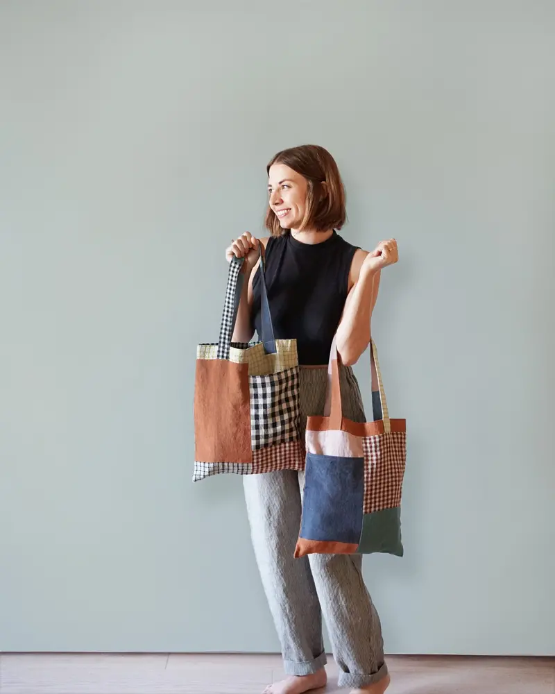 Matchy Matchy Stash Pocket Tote - Printed Copy Shop (+£5.00) 1