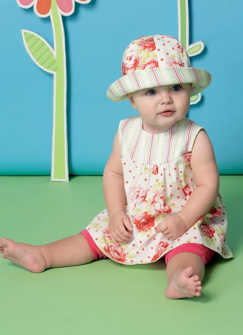 Mccalls Baby's Dress, Panty's, Leggings M7342 1