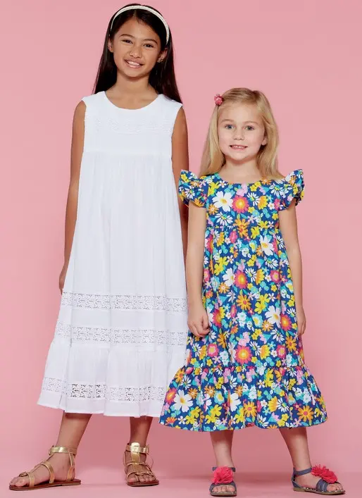 Mccalls Child/Teen Dresses M7558 1