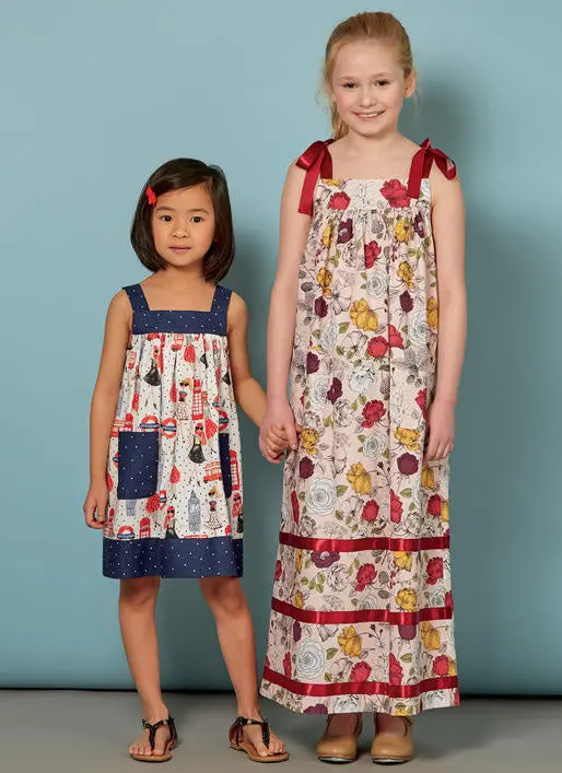 Mccalls Child/Teen Dresses M7768 1