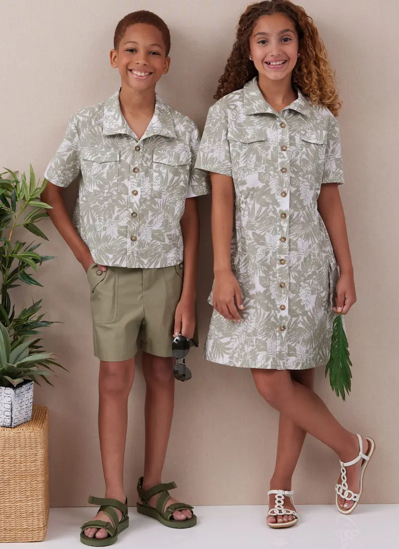 Mccalls Child/Teen Shirt, Trousers, Shorts & Dress M8462 1