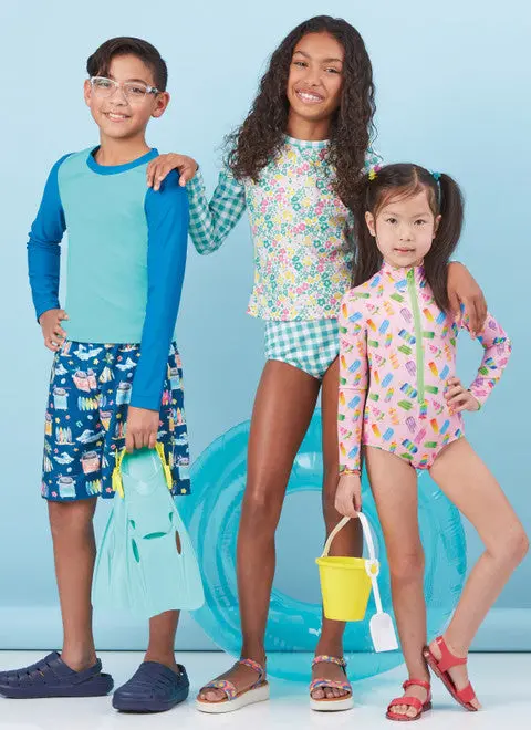 Mccalls Child/Teen Swimwear M8395 1