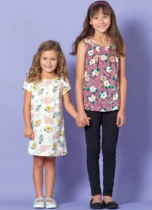 Mccalls Child Top, Dress, Leggings M7709 1