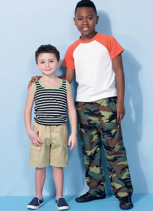Mccalls Child Tops, Shorts, Trousers M7379 1