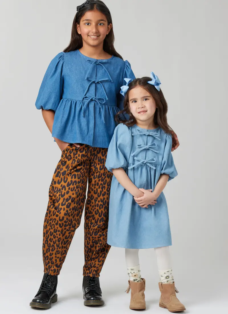 Mccall's Children's And Girls' Top, Dress And Trousers M8618 1