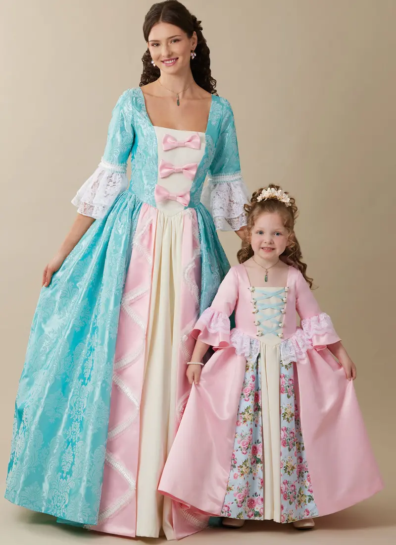 Mccall's Children’S And Misses Princess Costume M8549 1
