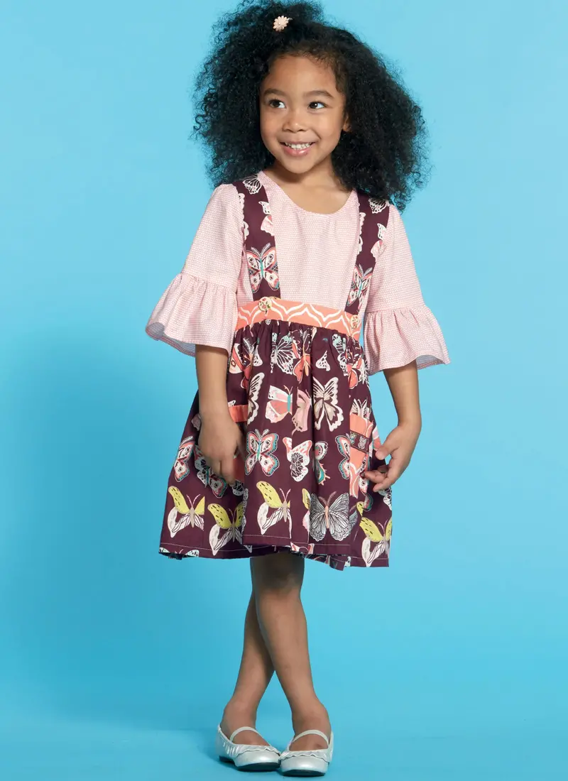 Mccalls Children's Tops And Skirt M7797 1