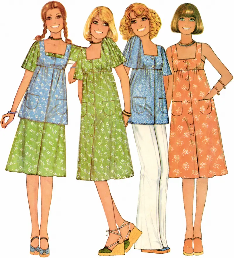 Mccall's Dress, Pinafore And Top M8570 1